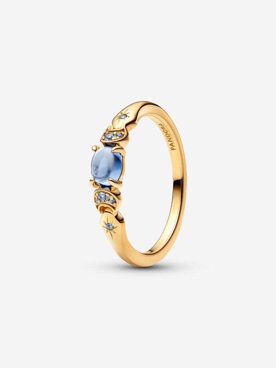 Pandora Disney Aladdin Princess Jasmine Ring 14k gold plating