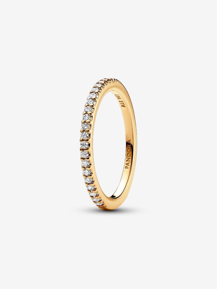 Pandora Sparkling Band Ring 14k gold plating