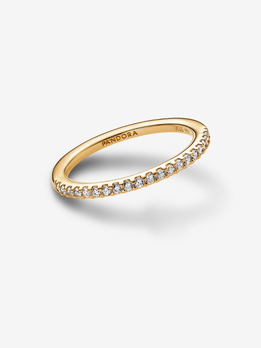 Pandora Sparkling Band Ring 14k gold plating