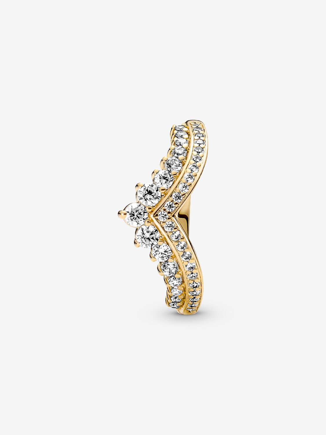 Pandora Timeless Wish Tiara Ring 14k Gold Plated