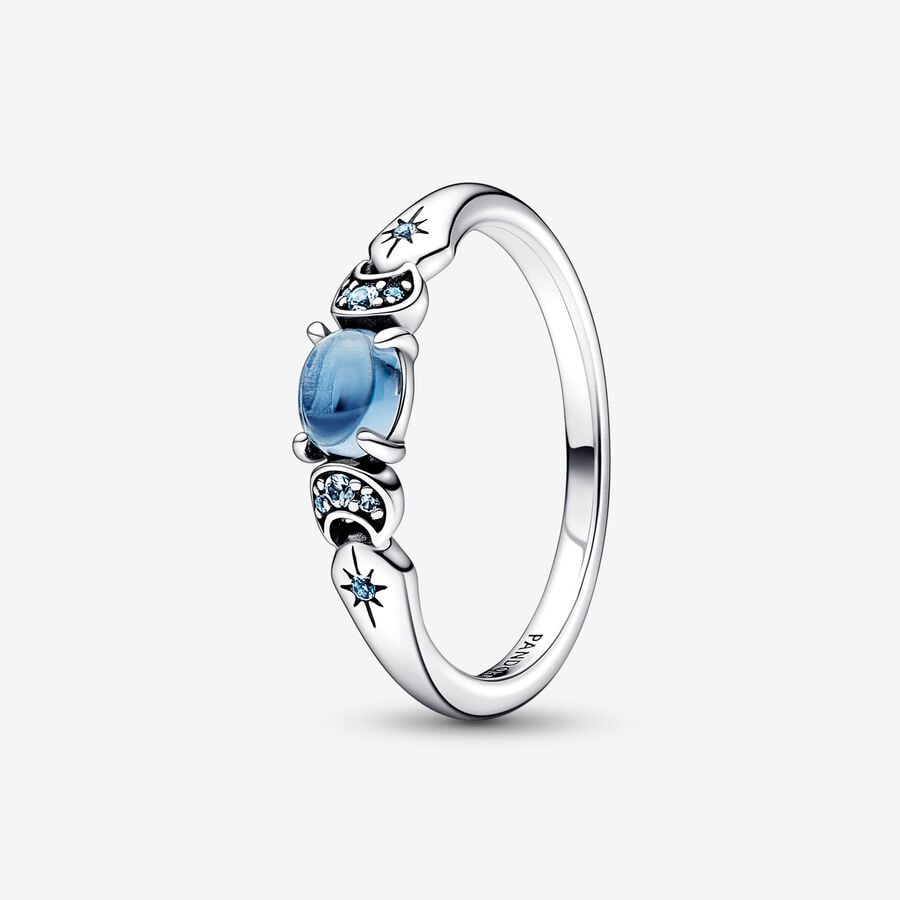 Pandora Disney Aladdin Princess Jasmine Ring Blue