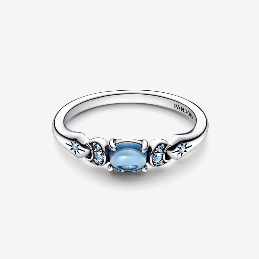 Pandora Disney Aladdin Princess Jasmine Ring Blue