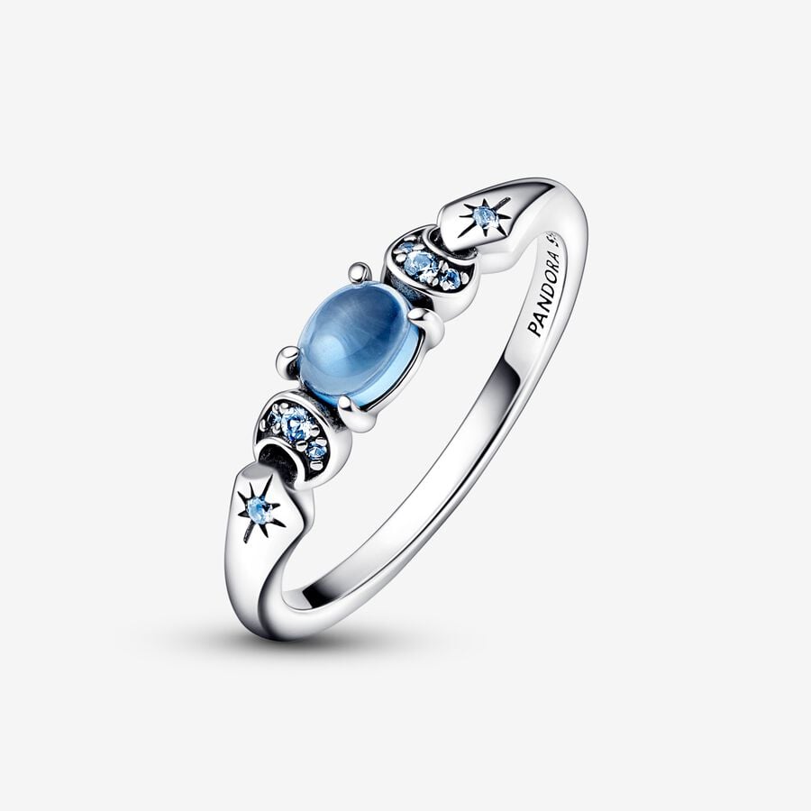Pandora Disney Aladdin Princess Jasmine Ring Blue