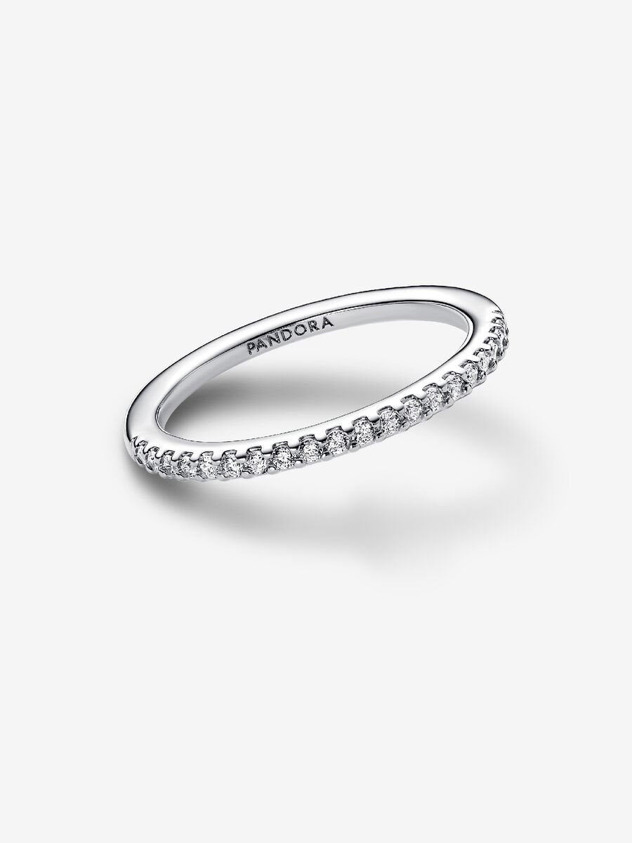 Pandora Sparkling Band Ring Sterling silver