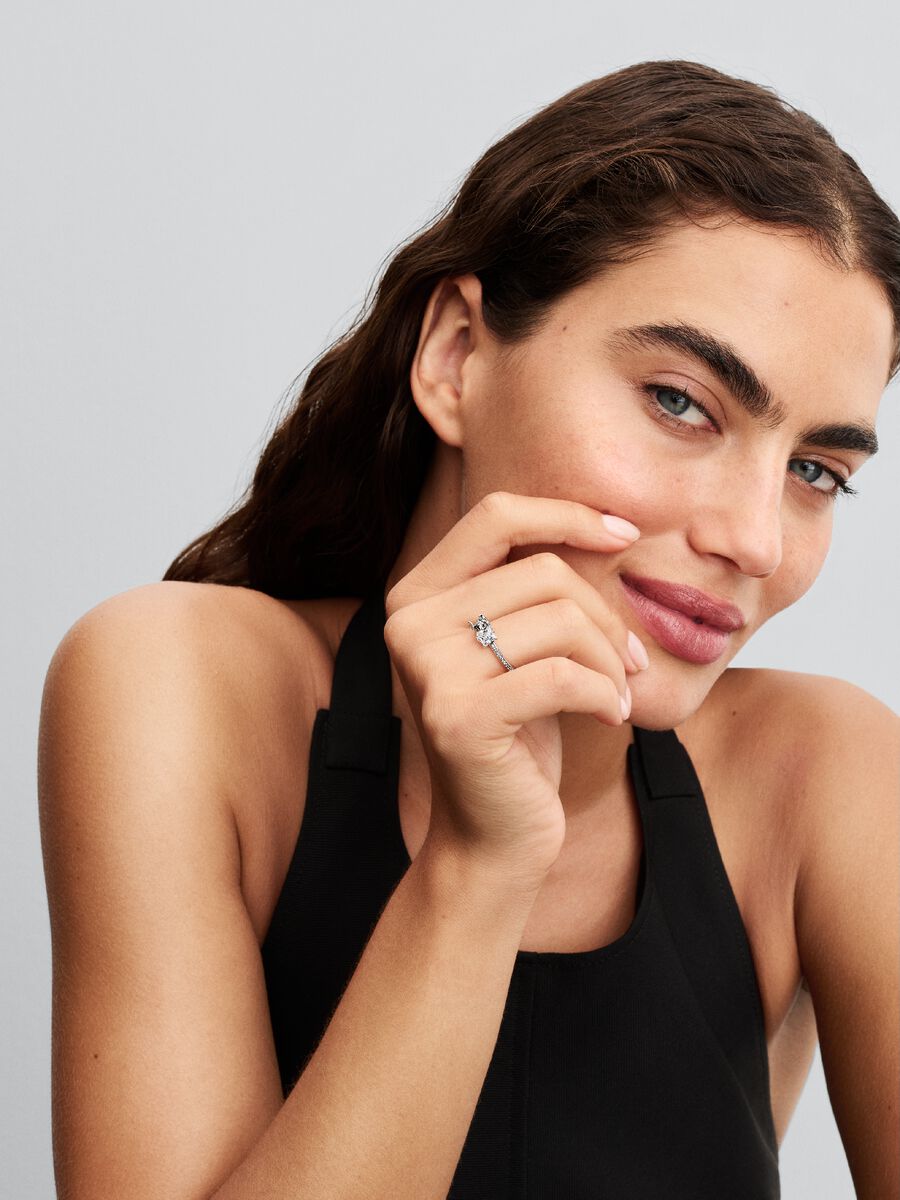 Pandora Disney Stitch & Stone Ring Sterling silver