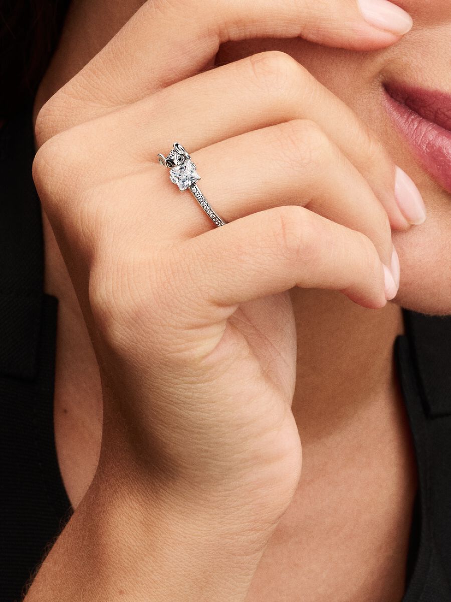 Pandora Disney Stitch & Stone Ring Sterling silver
