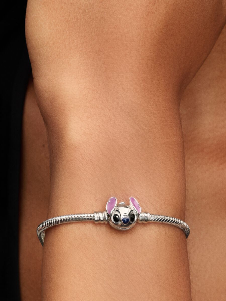 Pandora Disney Stitch Snake Chain Bracelet Sterling silver