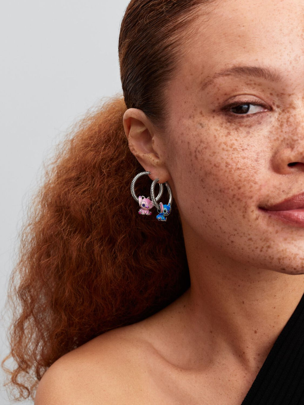 Pandora Disney Stitch Charm Sterling silver Blue