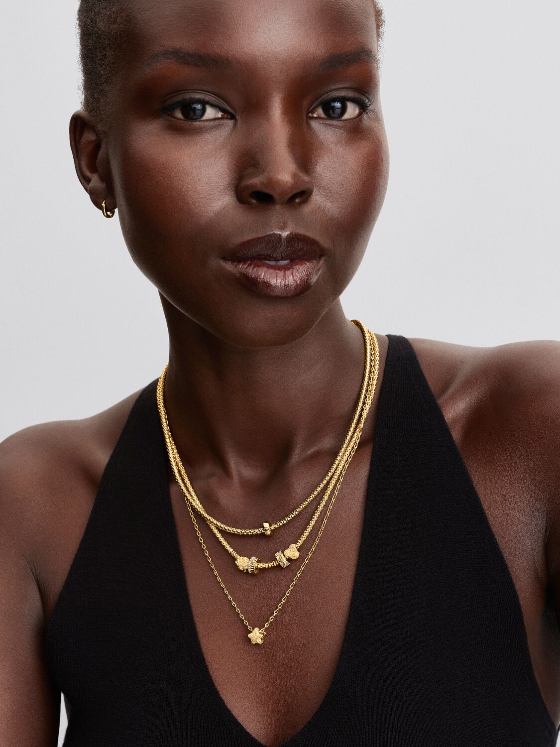 Pandora Textured Star Mini Charm 14k gold plating