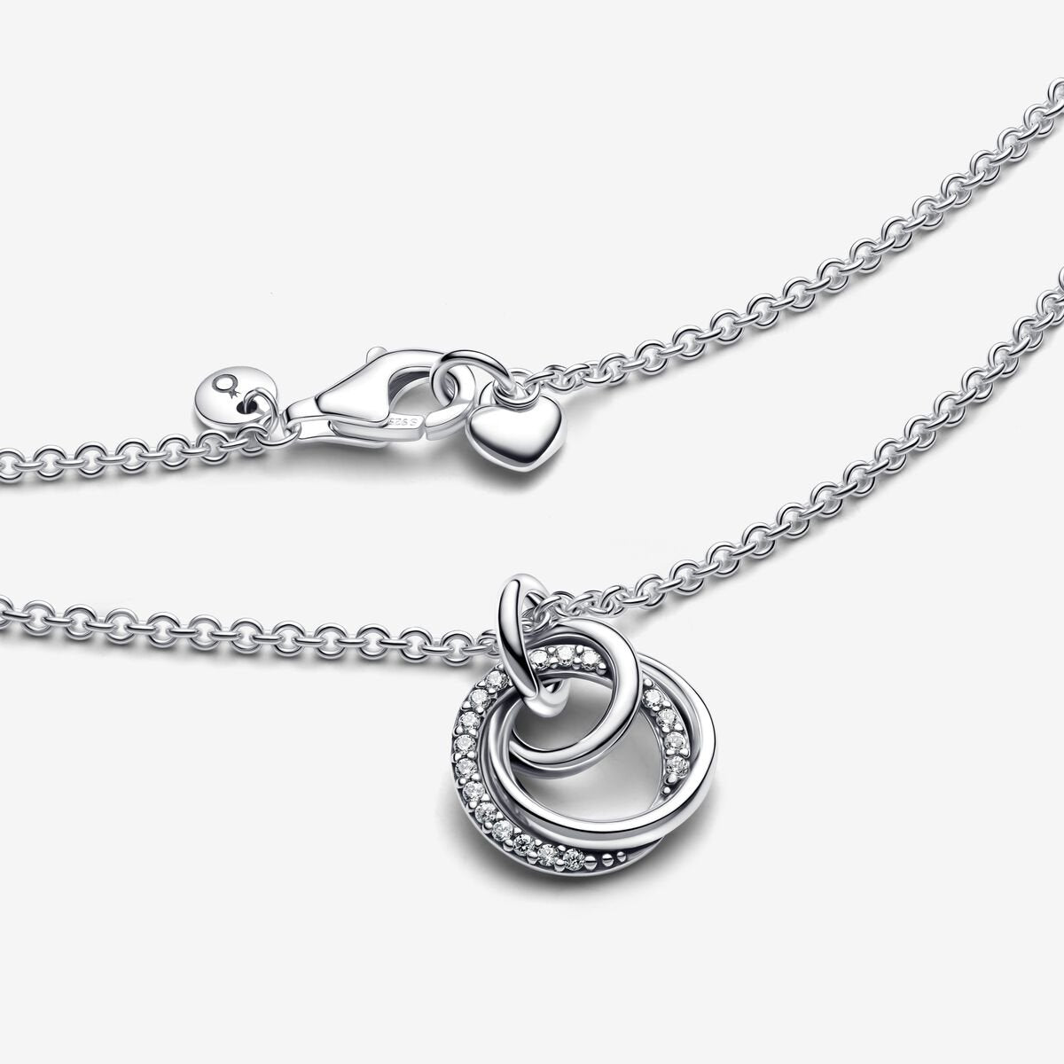 Pandora Family Always Encircled Pendant Necklace 23.6 in