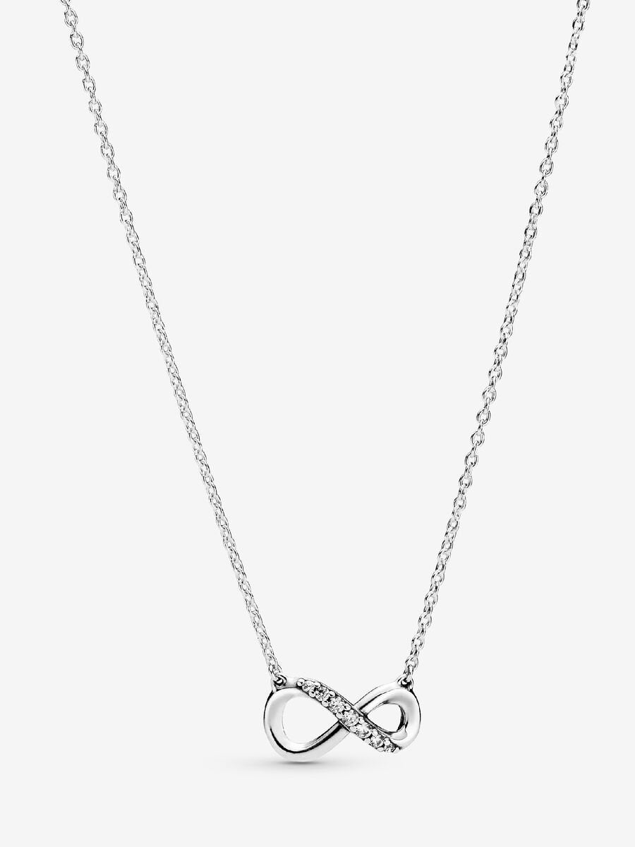 Sparkling Infinity Collier Necklace Sterling silver 398821C01-50