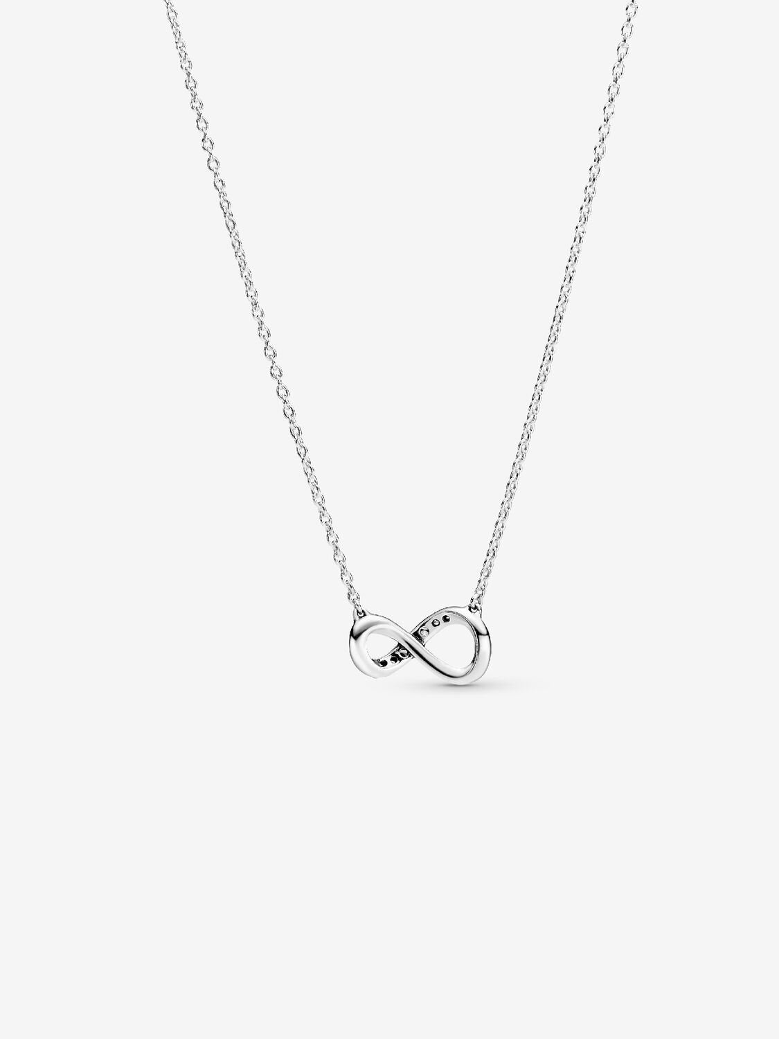 Sparkling Infinity Collier Necklace Sterling silver 398821C01-50