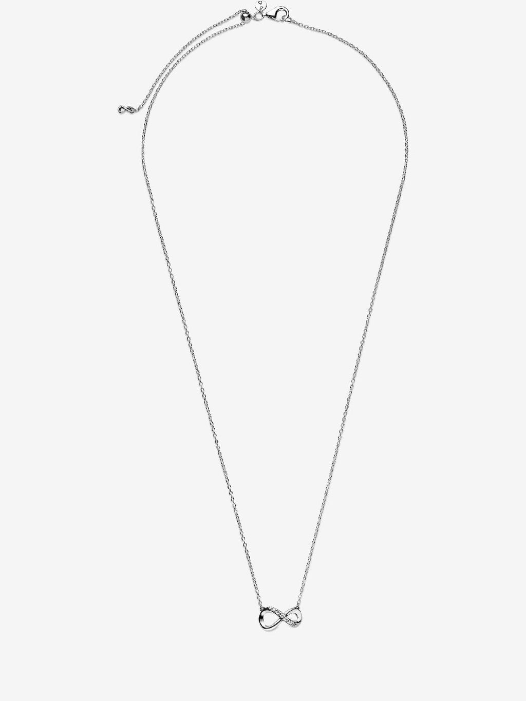 Sparkling Infinity Collier Necklace Sterling silver 398821C01-50