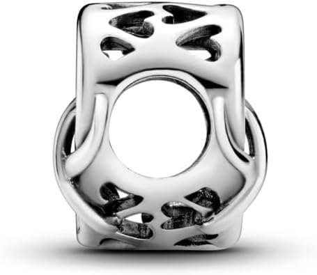 PANDORA Love You Mom Infinity Heart Charm - Compatible with PANDORA Moments - Jewelry for Women - Gift for Her - Made with Sterling Silver - With Gift Box