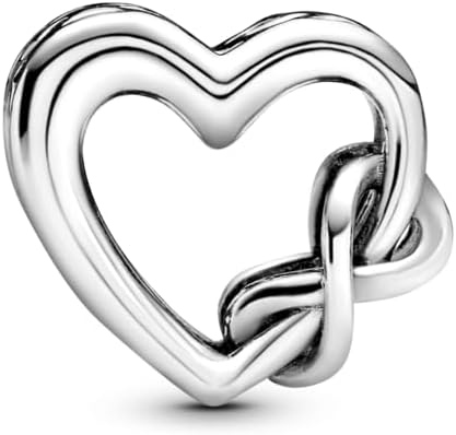 PANDORA Love You Mom Infinity Heart Charm - Compatible with PANDORA Moments - Jewelry for Women - Gift for Her - Made with Sterling Silver - With Gift Box