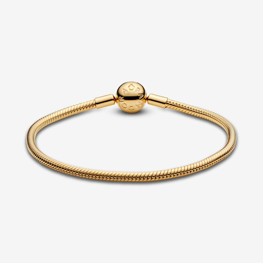 Pandora Moments Snake Chain Bracelet Gold Plated