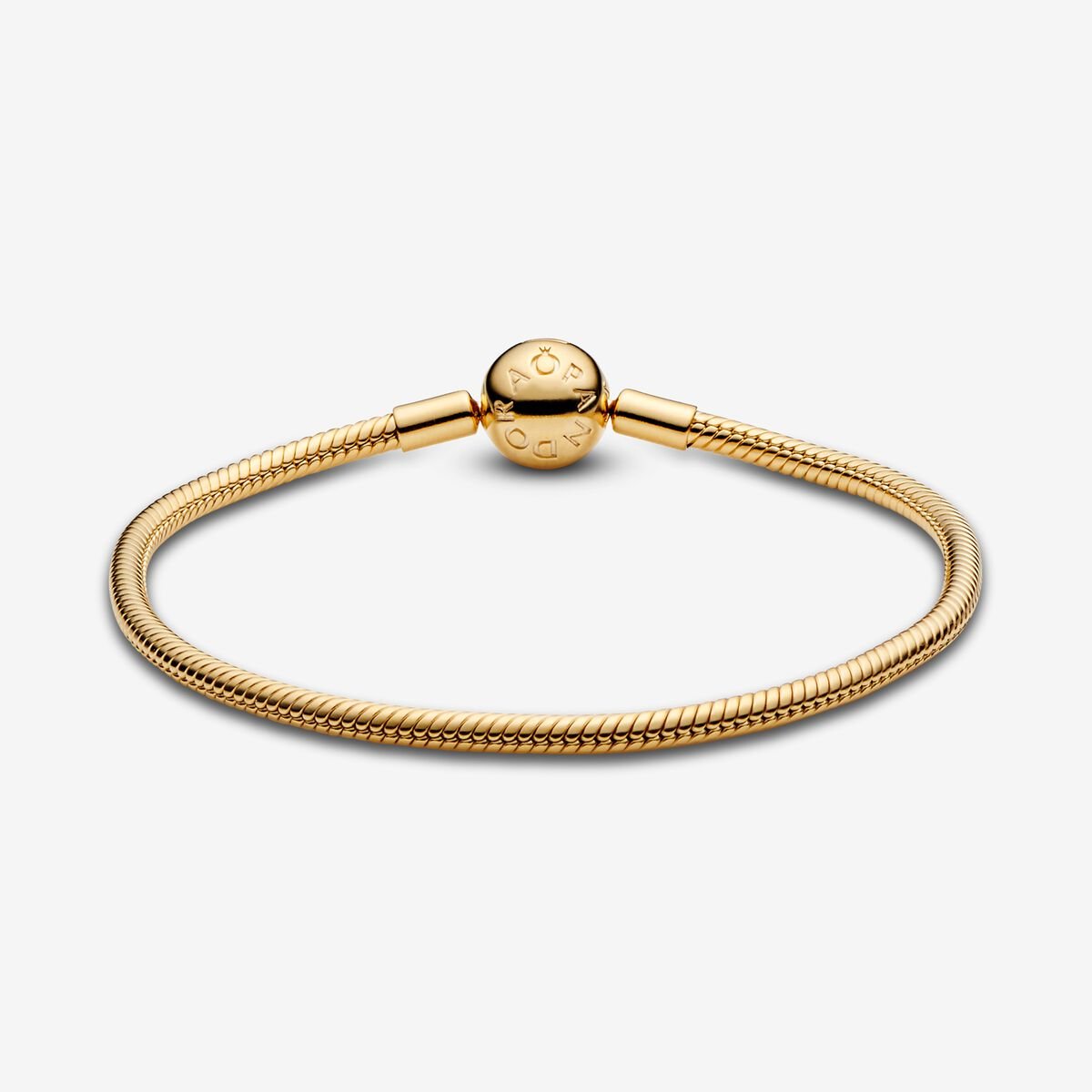 Pandora Moments Snake Chain Bracelet Gold Plated