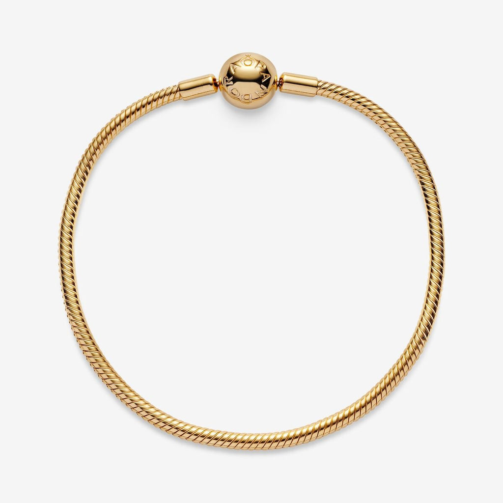 Pandora Moments Snake Chain Bracelet Gold Plated