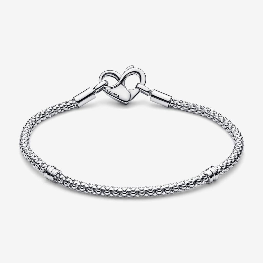 Pandora Moments Studded Silver Chain Bracelet