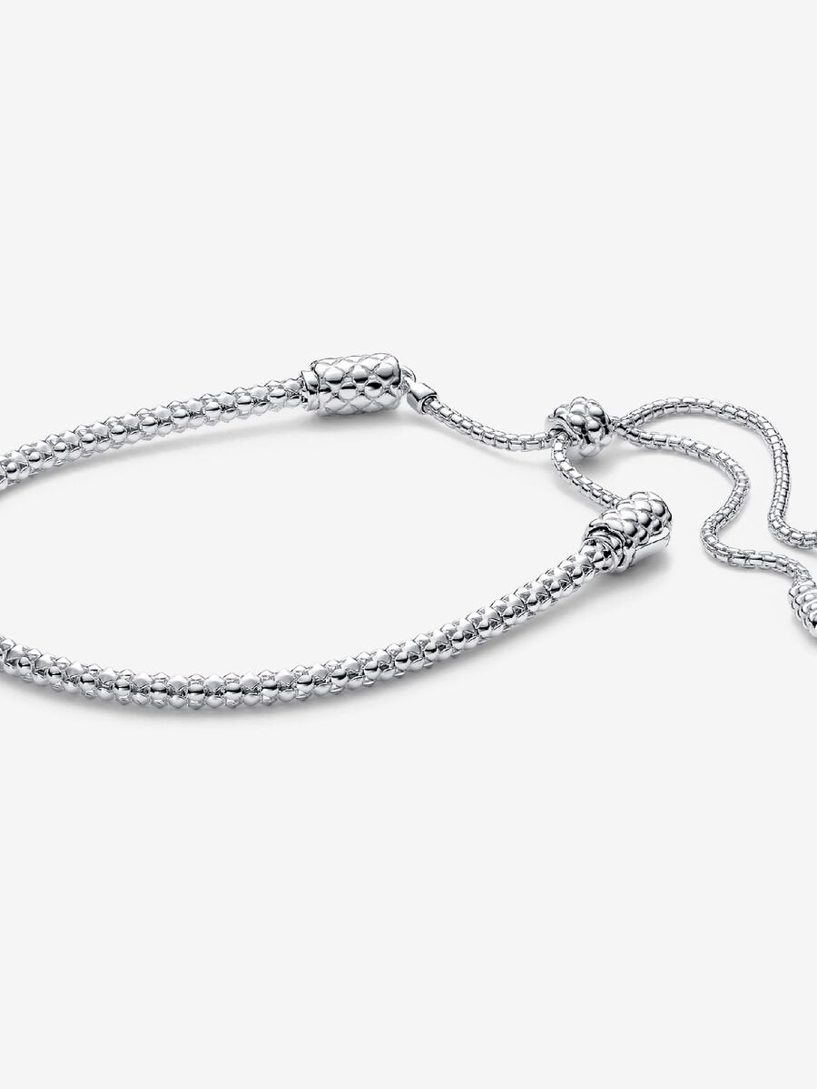 Pandora Moments Studded Chain Slider Bracelet Sterling silver 593090C00-2