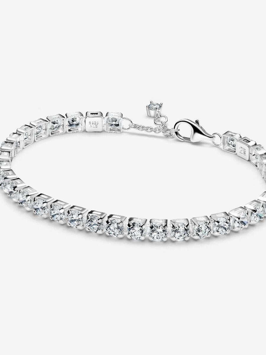 Pandora Tennis Bracelet Sterling silver Sparkling Bold