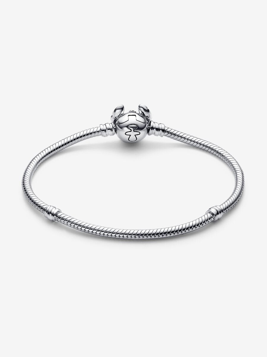Pandora Disney Stitch Snake Chain Bracelet Sterling silver
