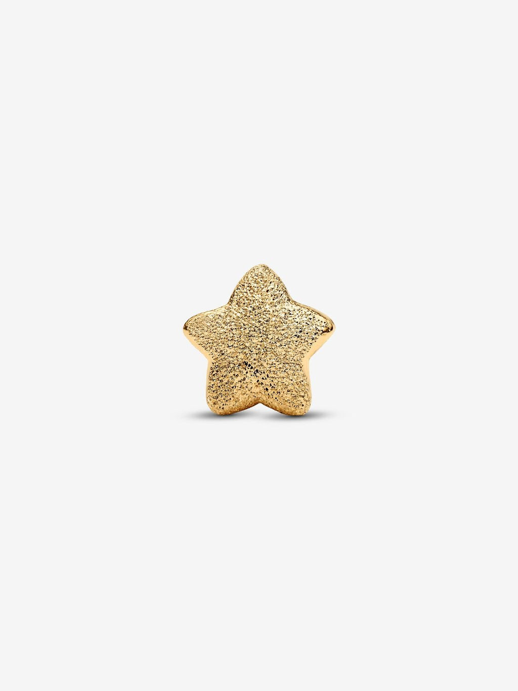 Pandora Textured Star Mini Charm 14k gold plating