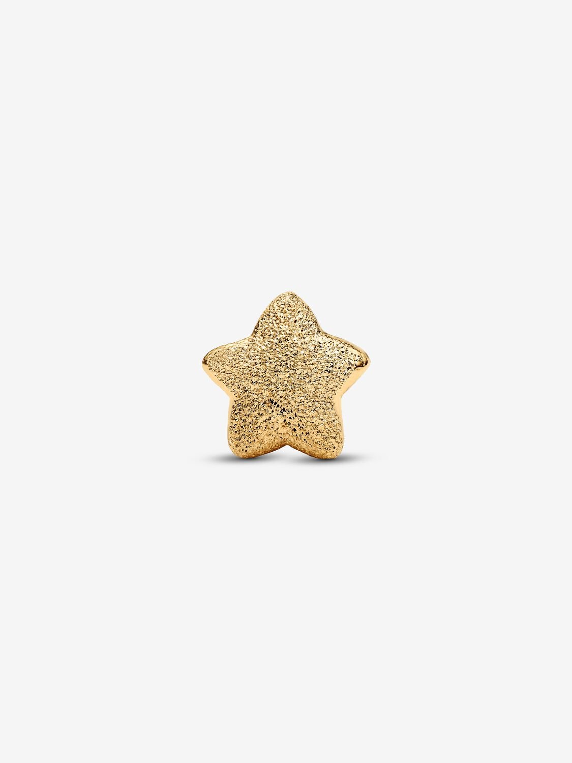 Pandora Textured Star Mini Charm 14k gold plating