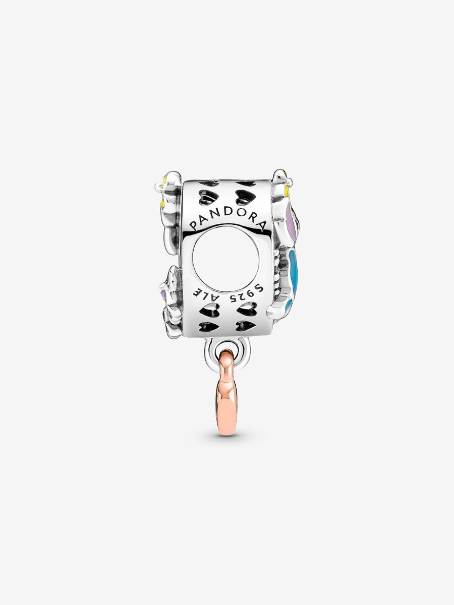 Disney Ohana Lilo & Stitch Inspired Charm Sterling silver, 14k rose gold plating