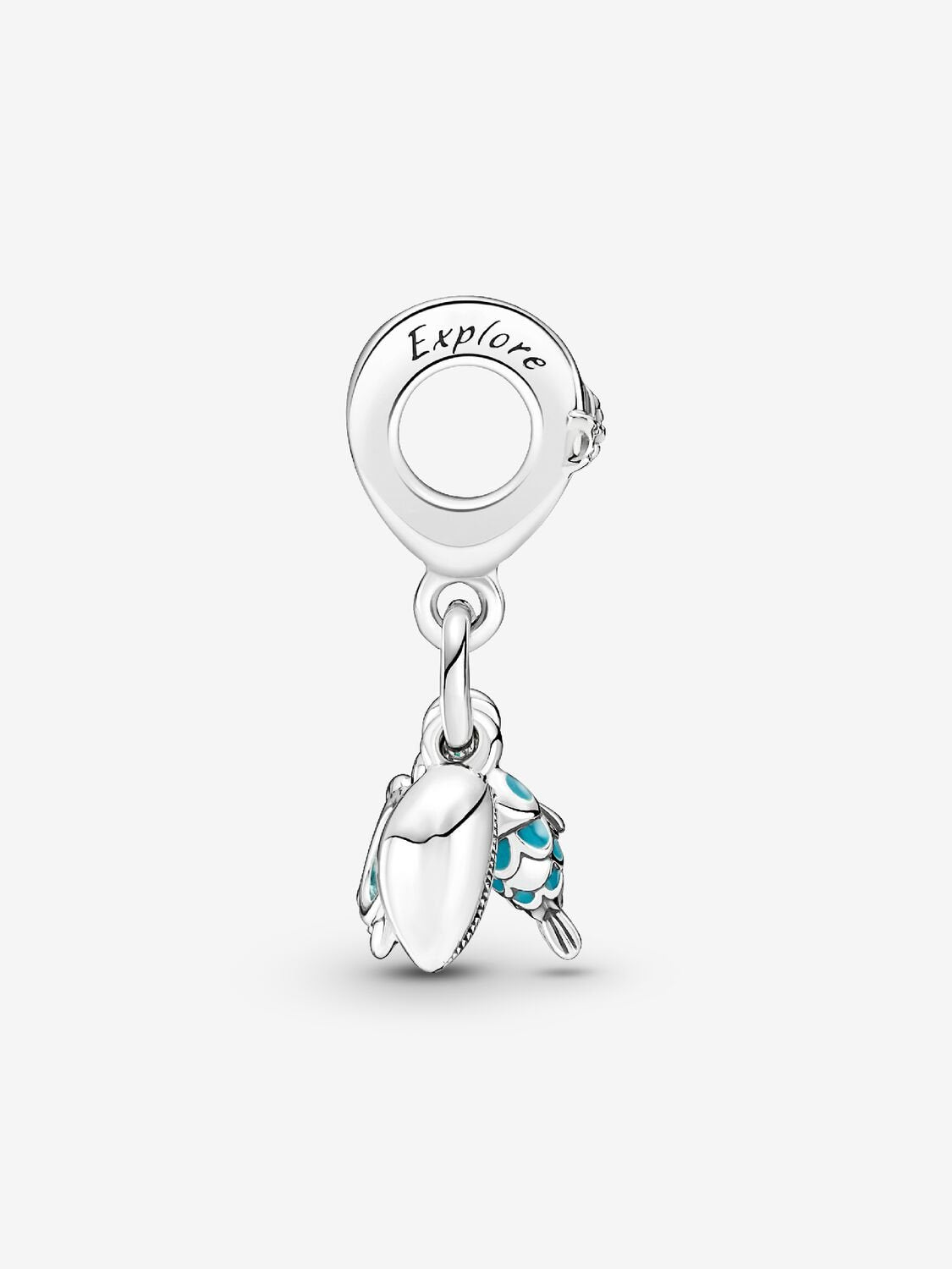 Pandora Fish, Sea Turtle & Conch Triple Dangle Charm