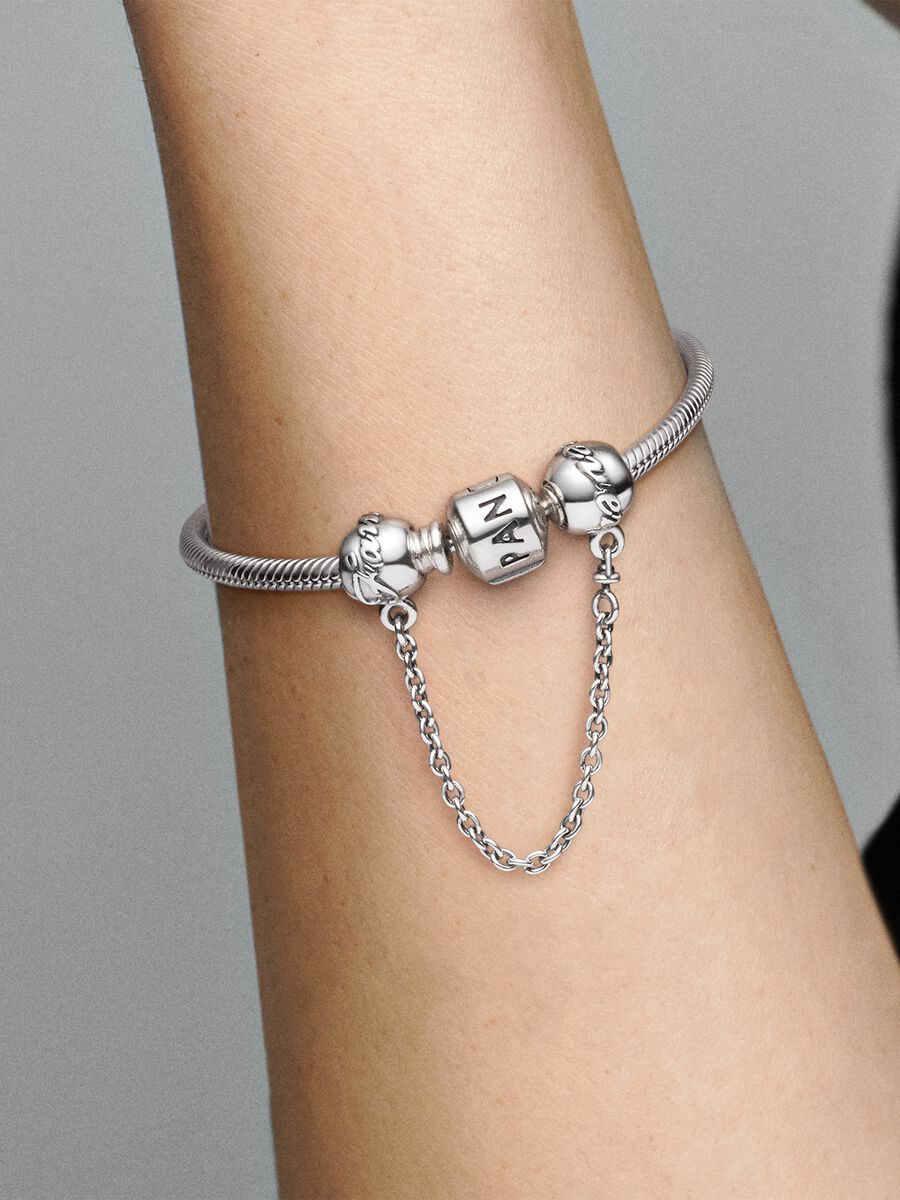 Pandora Family Forever Safety Chain - Compatible Moments - Sterling Silver Charm