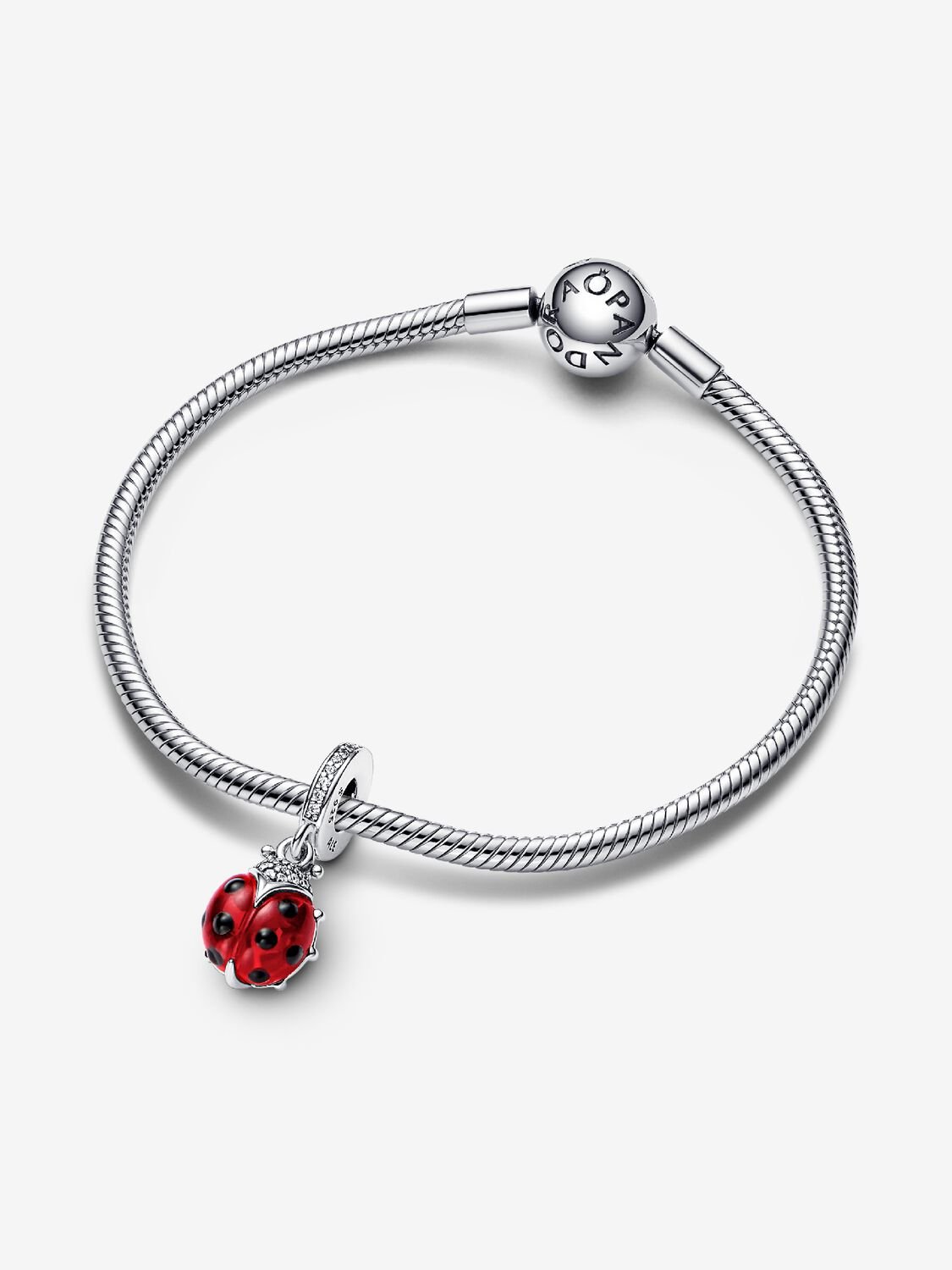 Pandora Red Ladybird Dangle Charm