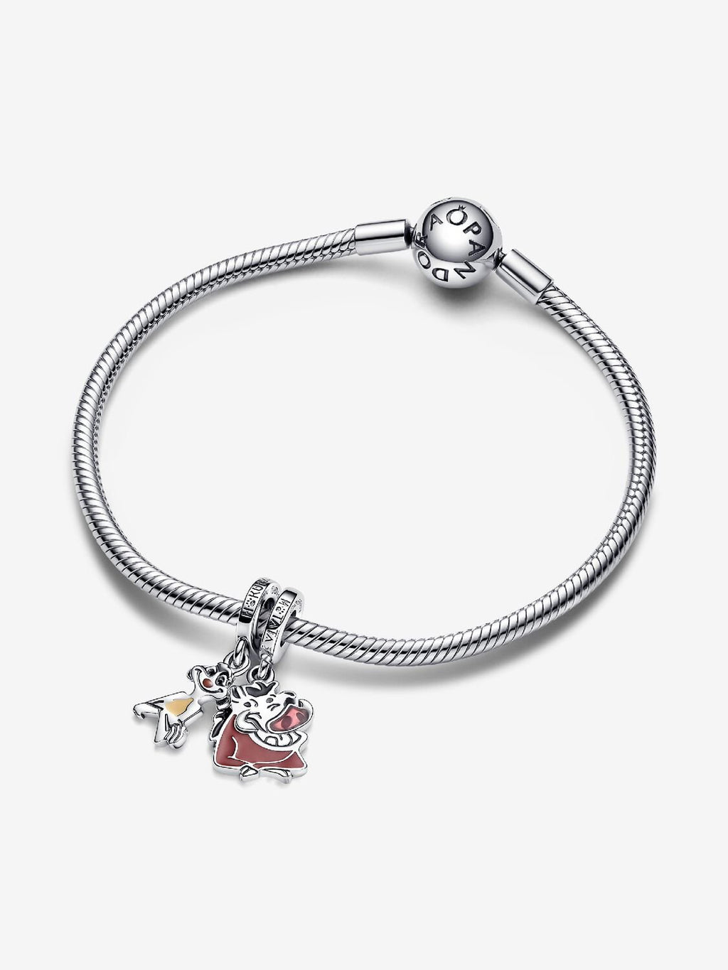 Pandora Disney The Lion King Timon & Pumbaa Splittable Dangle Charm