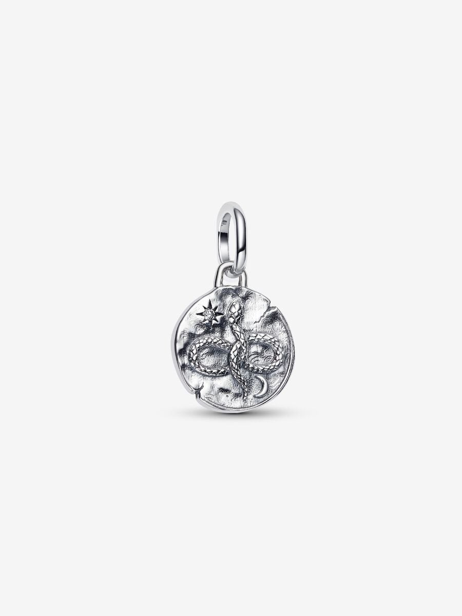 Pandora Infinity Snake Medallion Charm Sterling silver