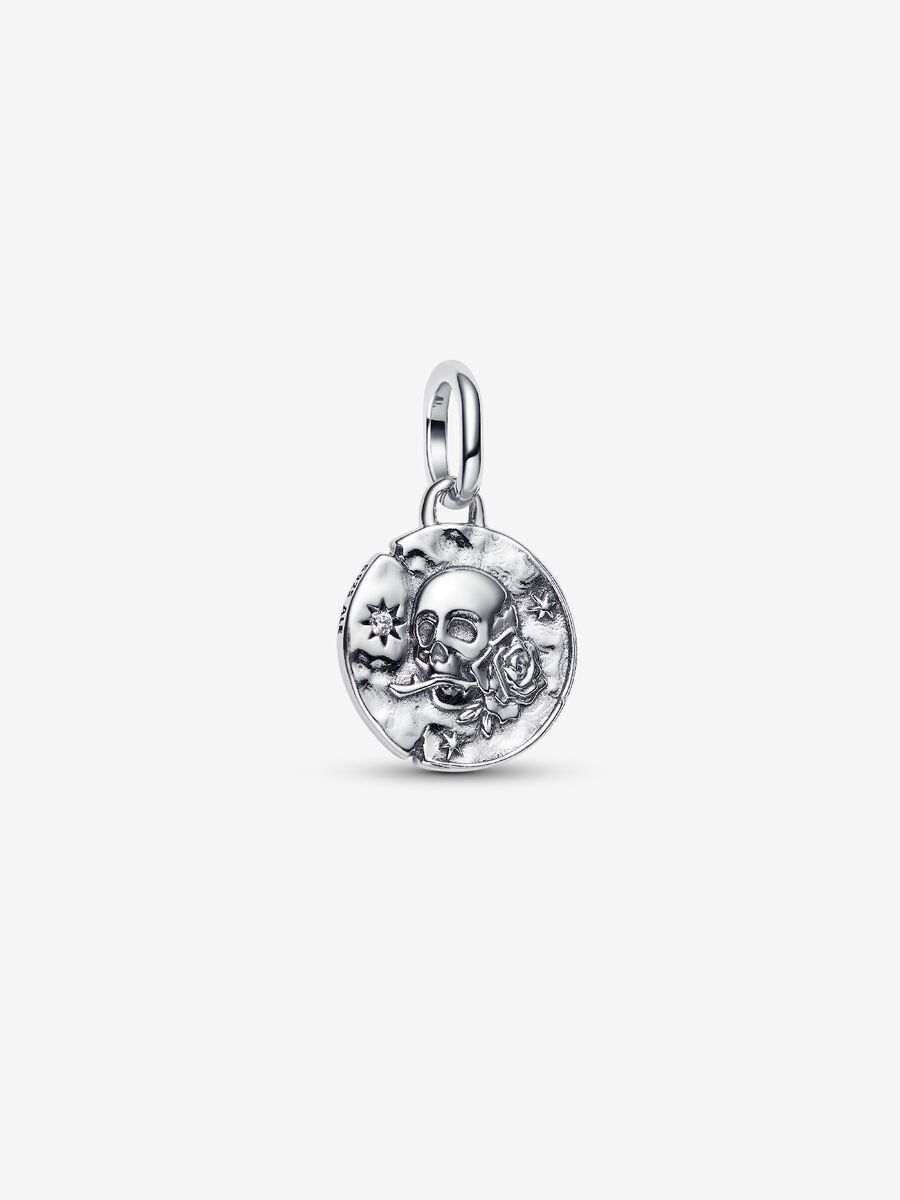 Pandora Skull Medallion Charm Sterling silver
