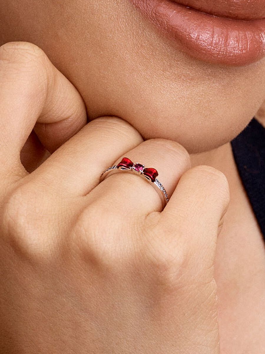 Pandora Disney Princess Snow White Bow Ring Sterling silver