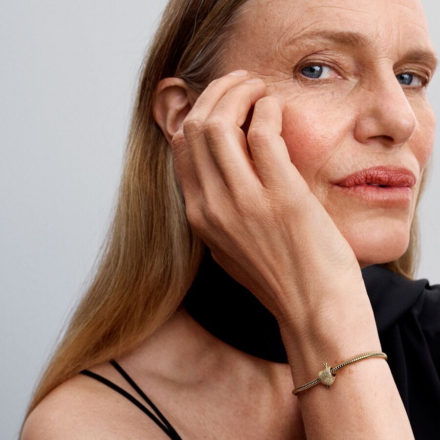 Pandora Cupid Heart Charm Gold With Gift Box