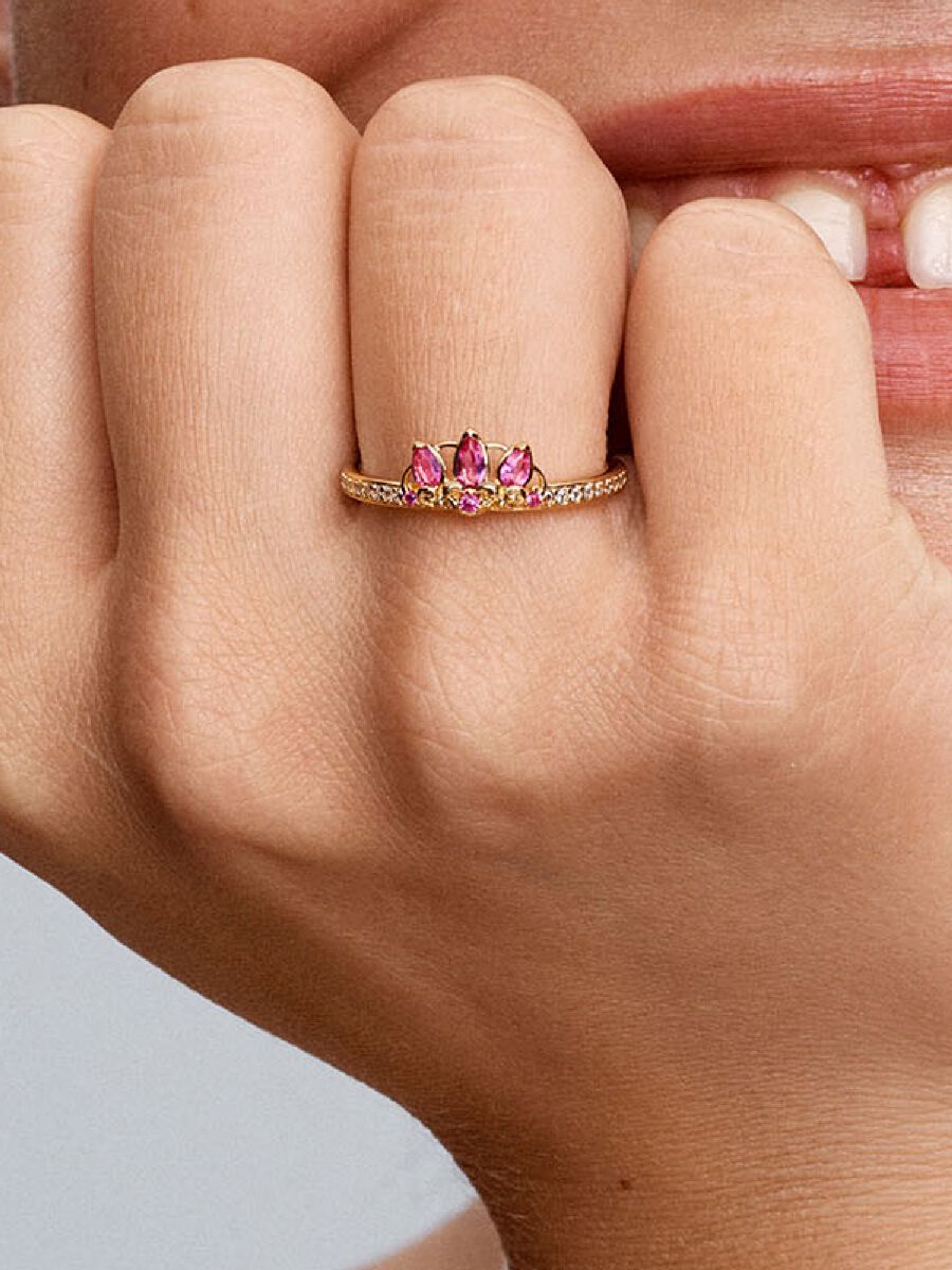 Pandora Disney Princess Rapunzel Tiara Ring