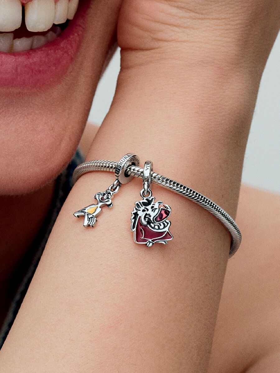Pandora Disney The Lion King Timon & Pumbaa Splittable Dangle Charm