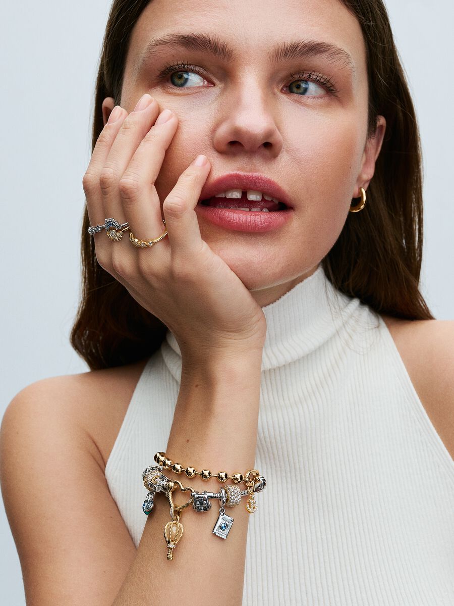 Openable Passport Dangle Charm Sterling silver Work with Pandora Moments