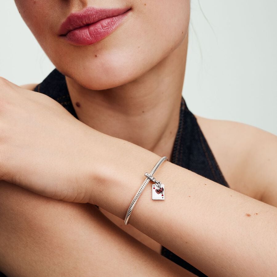 Pandora Disney Villains Queen of Hearts Double Dangle Charm