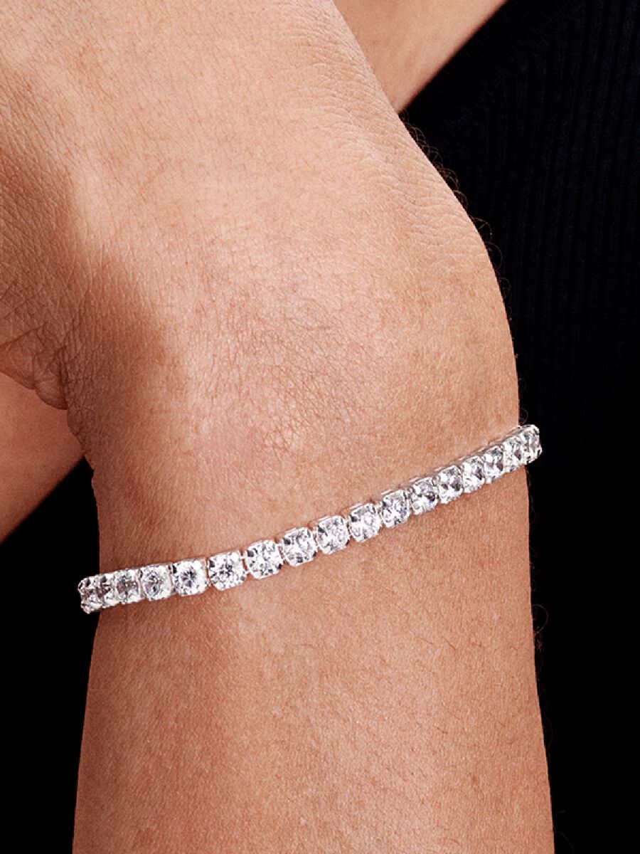 Pandora Tennis Bracelet Sterling silver Sparkling Bold