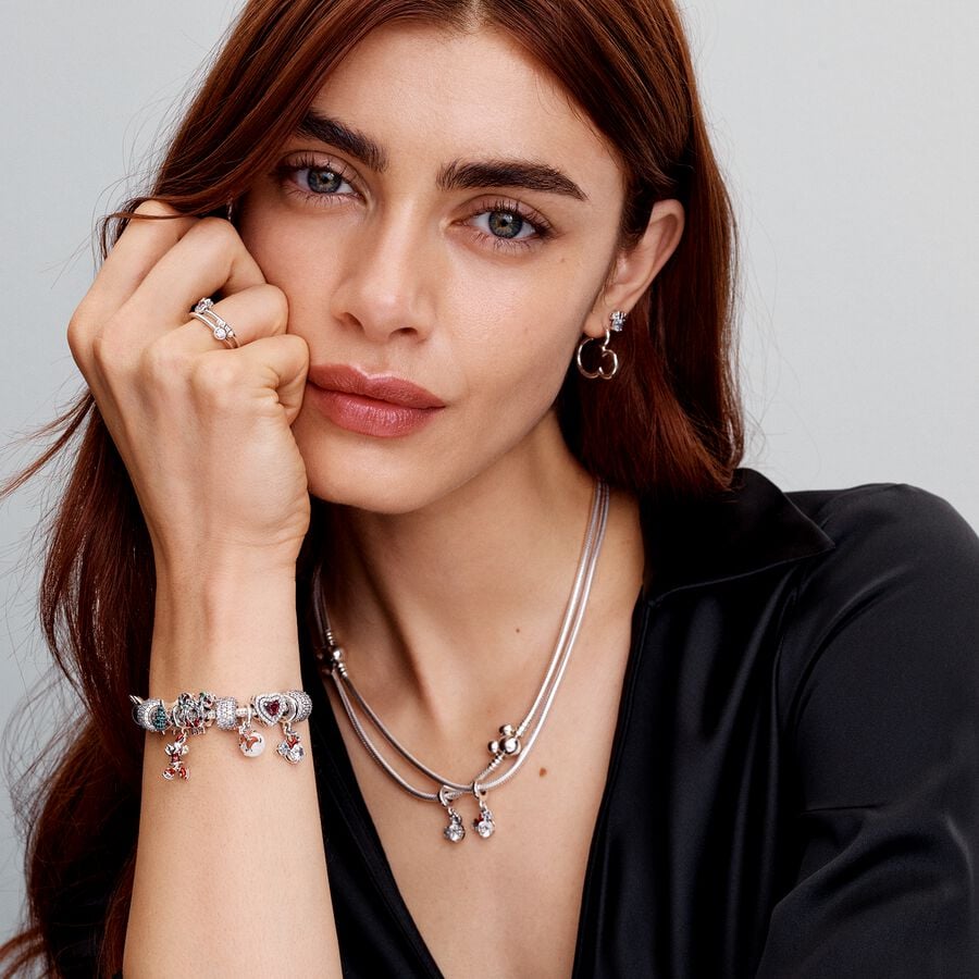 Pandora Disney Minnie Mouse Silhouette Dangle Charm