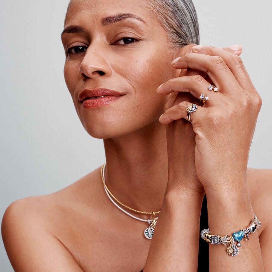 Pandora Splittable Sun & Moon Dangle Charm