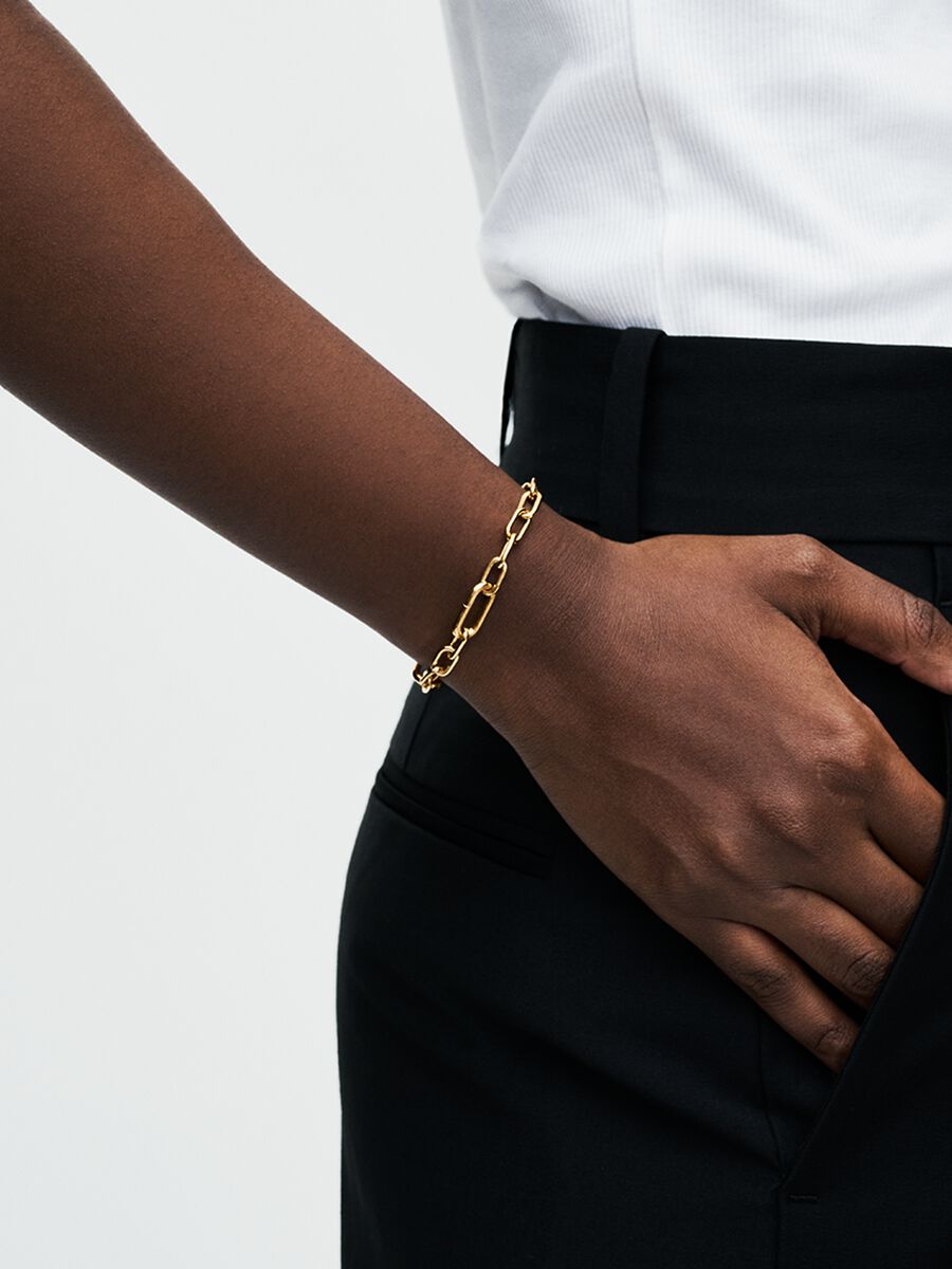 Pandora ME Small-Link Chain Bracelet 14k gold plating