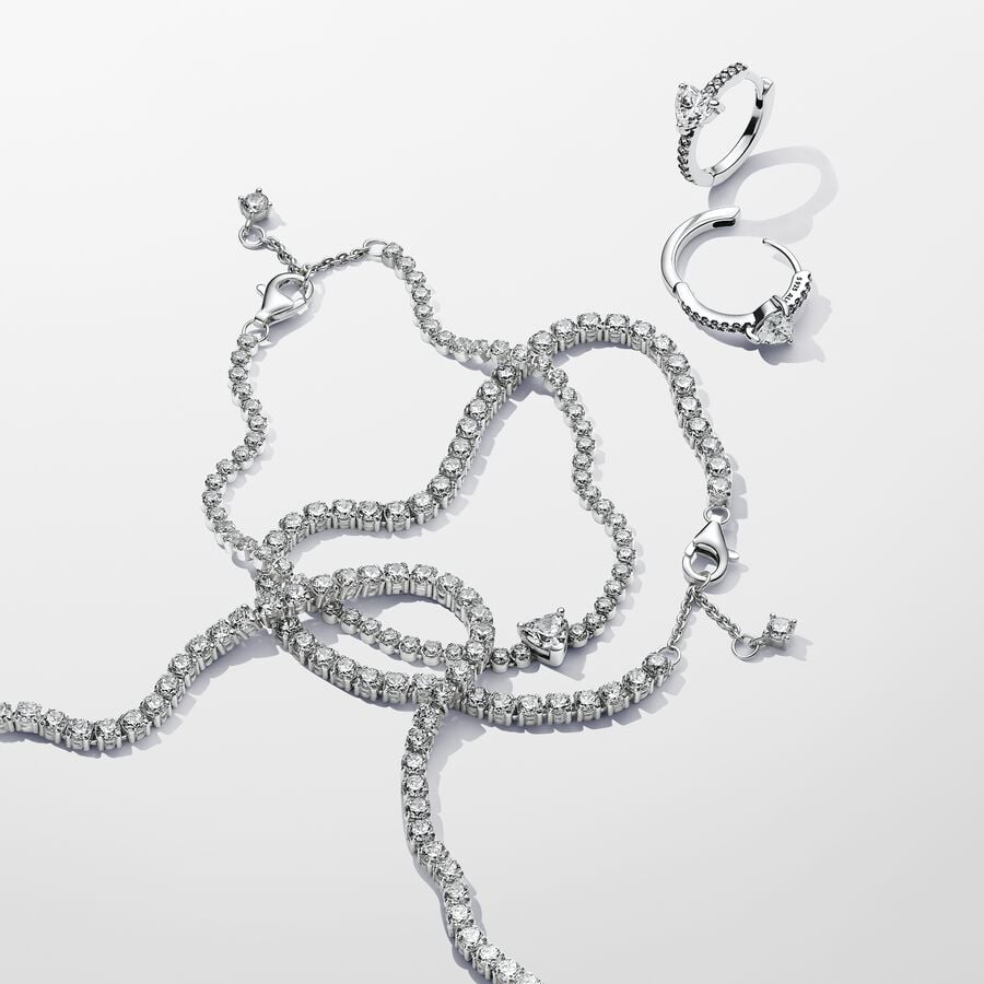 Pandora Sparkling Tennis Bracelet