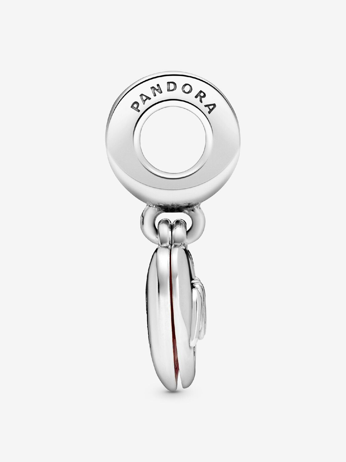 Pandora Mom Script Heart Dangle Charm